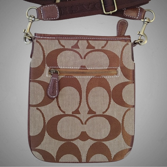 Coach Signature Crossbody Bag - Picture 3 of 14